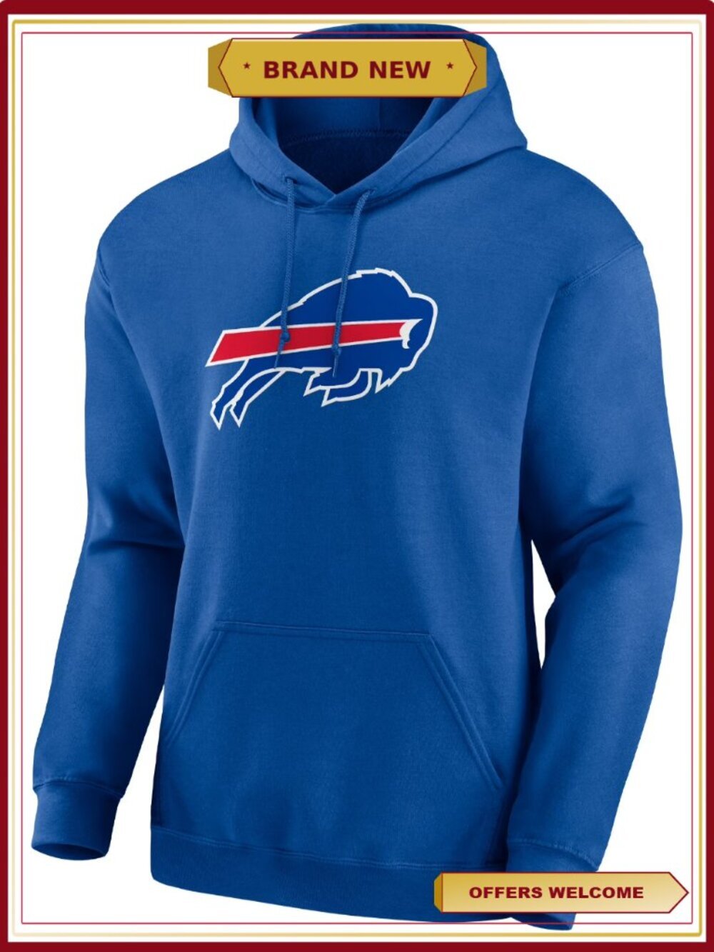 NFL Men's Team Logo Fleece Hoodie Pullover
